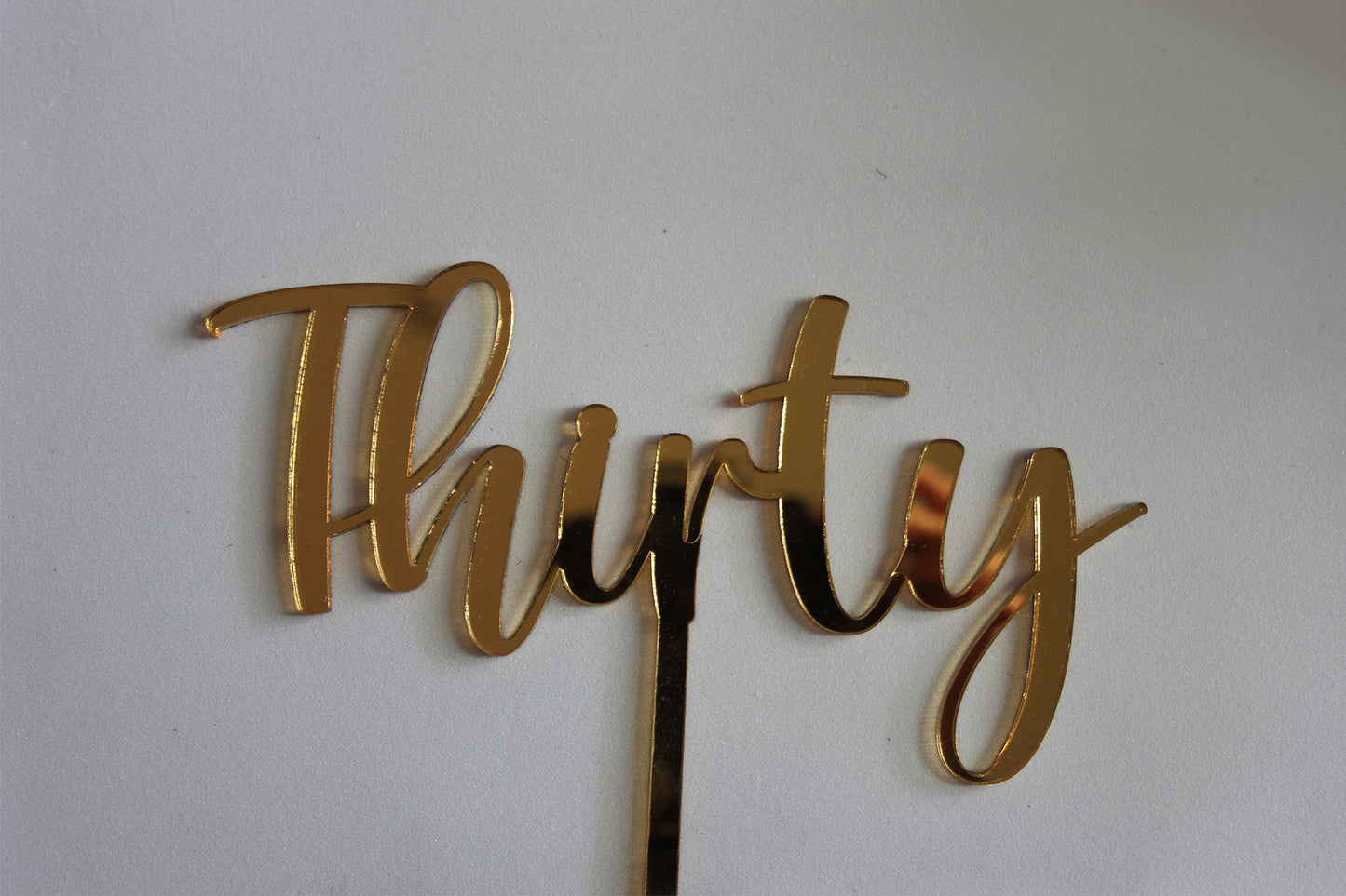 Mirror Script Number Toppers